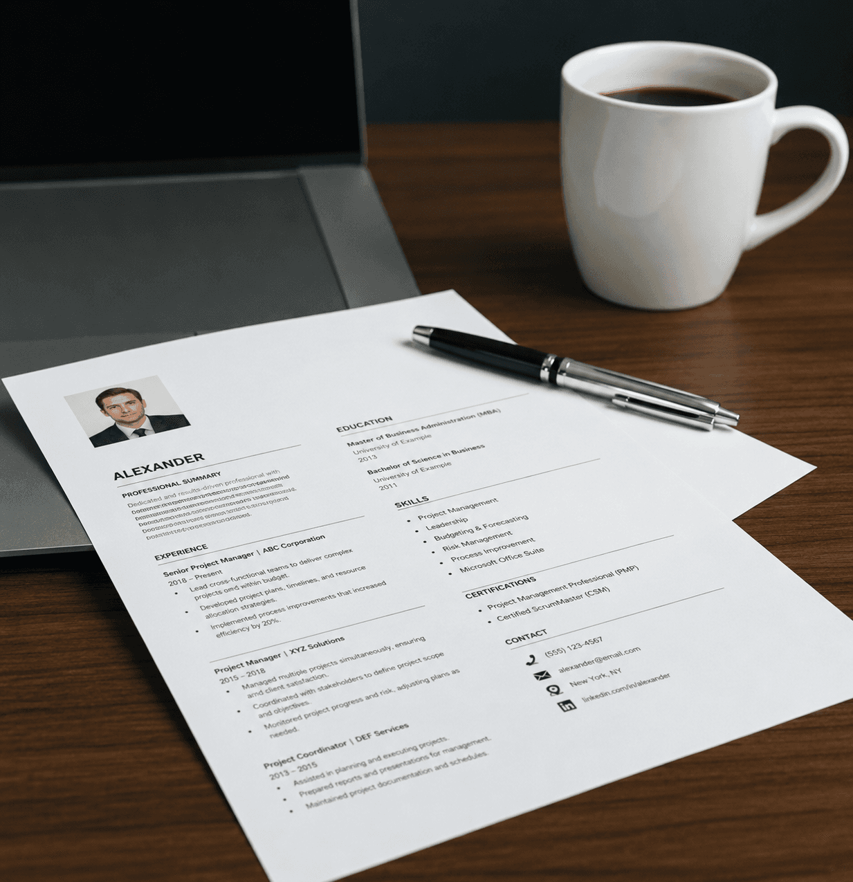 Resume preview